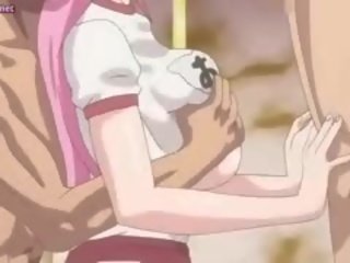 Grande meloned anime puta fica boca preenchidas