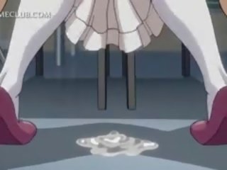 Excited Anime Blonde Fucked Hard From Back Squirts Loads
